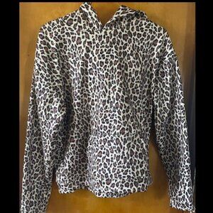 Leopard print hoodie